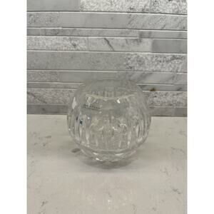 Poland Lead Crystal Votive Bowl Great Shape Rare Vintage Find